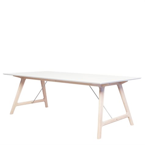Andersen Furniture - T7 spisebord i laminat m. udtræk (2-5700), 220x95 cm